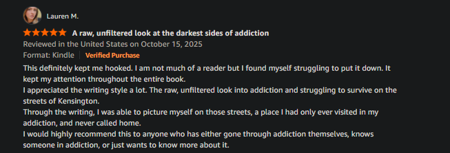 Screenshot Review A review of the book!